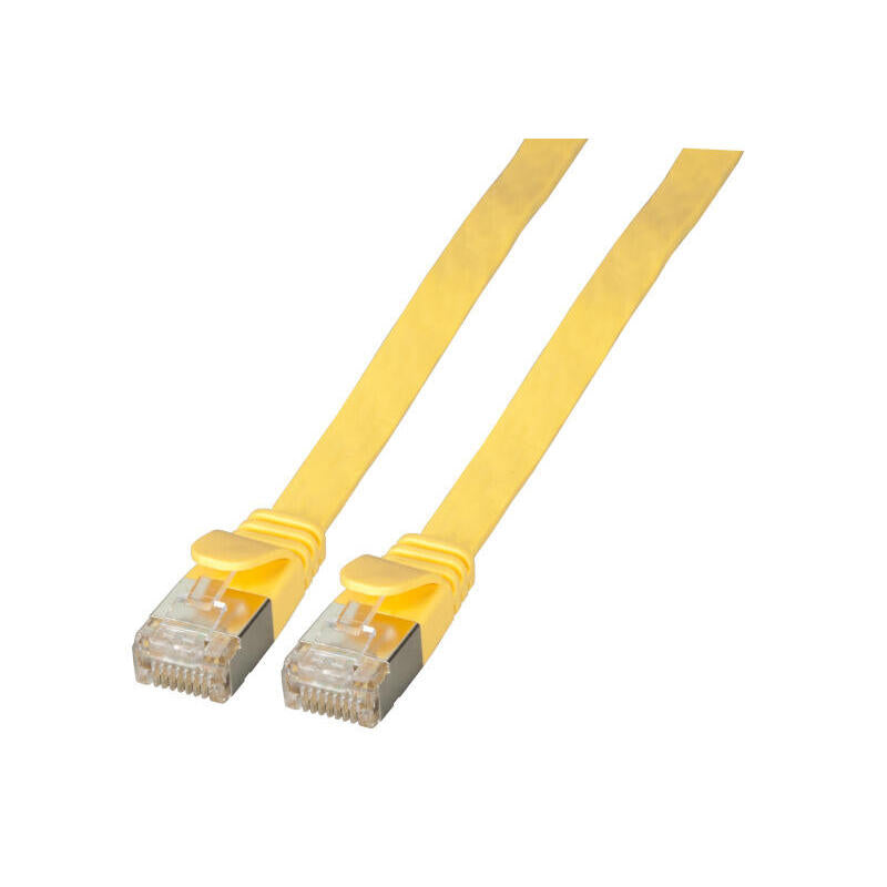 Cable Efb Rj45 Flach De Red U Ftp, Cat.6a, Pvc, 0.25m, Amarillo