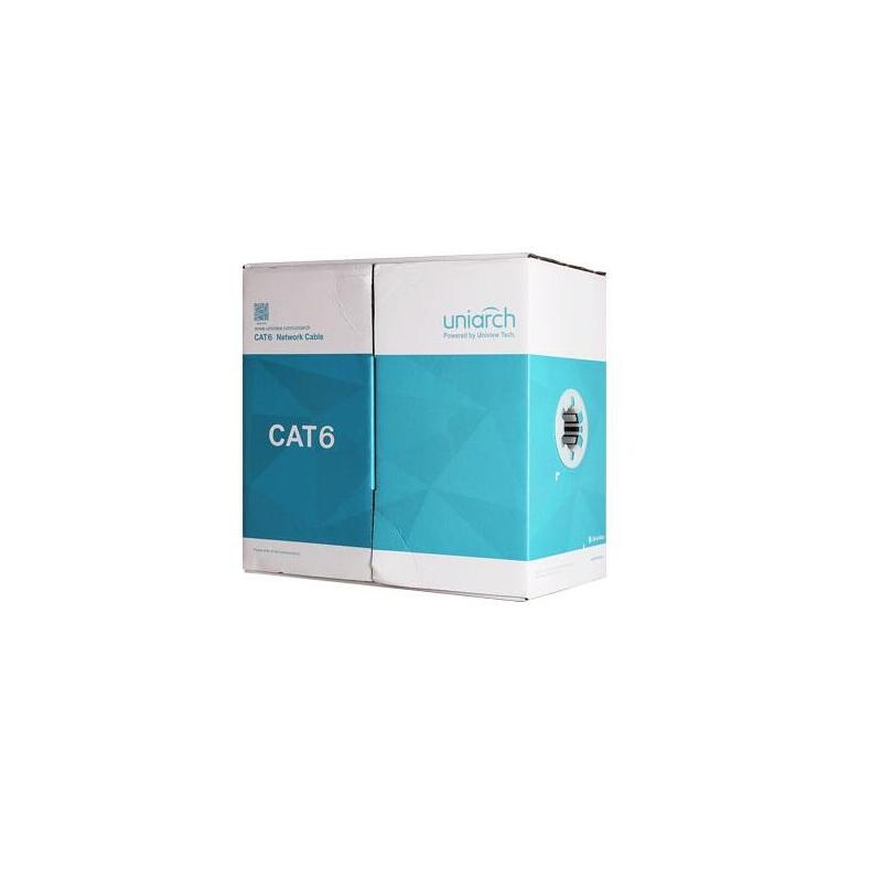 Cable Ethernet Cat6 Utp Pvc 8 Polos, Cca Copper Alumin.100m