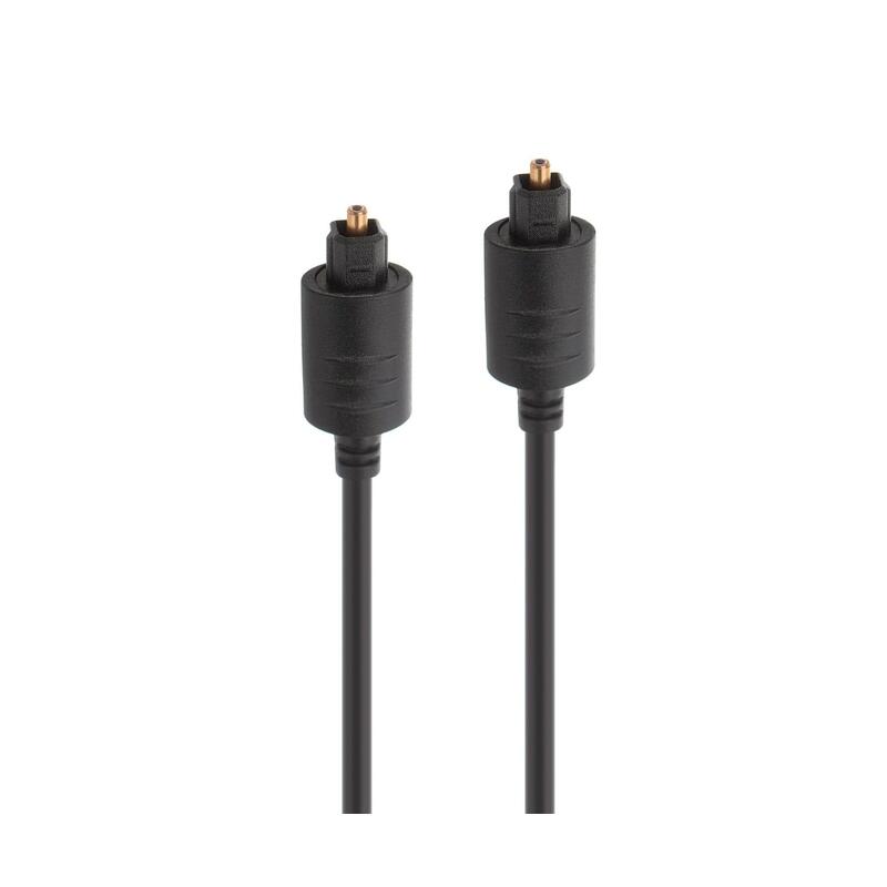 Cable Fonestar Aa-797 De Fibra Óptica Para Conexión De Audio Digital Negro