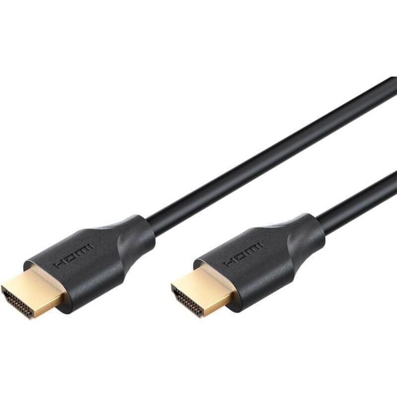 Cable Goobay Ultra96 Hdmi (Negro/Gold, 0,5m) 80073