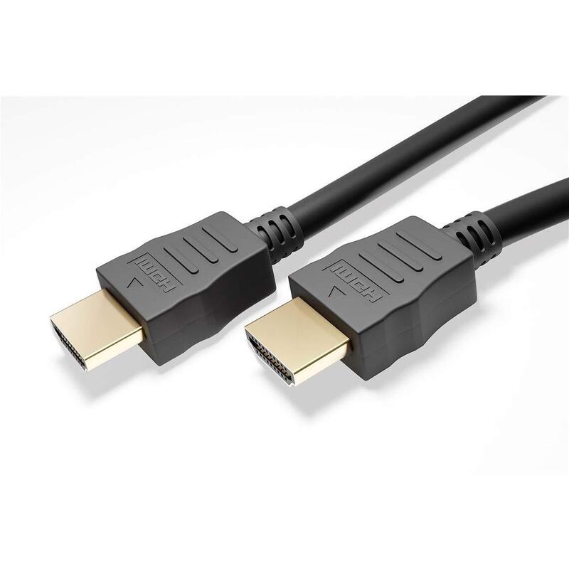 Cable Hdmi A-A 20 Metros Negro 4k 60 Hz 18 Gbit/S Bulk