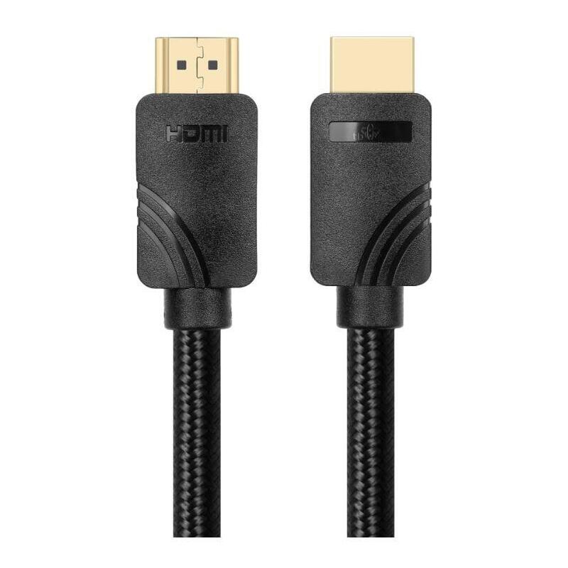 Cable Hdmi V 2.1 Premium 2 M 8k Negro Stworzony Para Jugadores