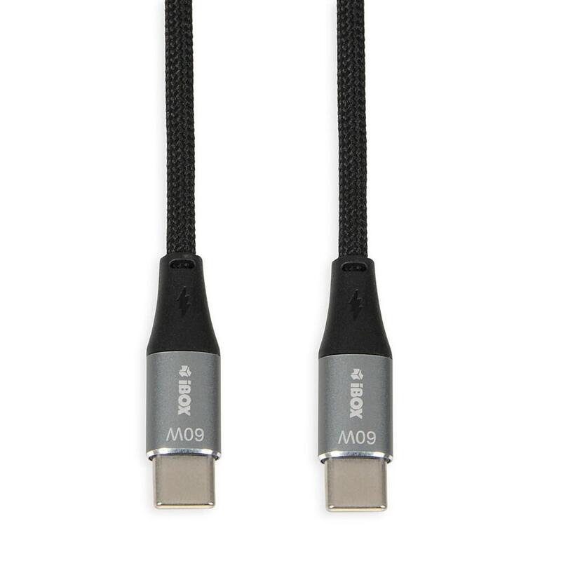 Cable Ibox Usb-C 60w 1m Black
