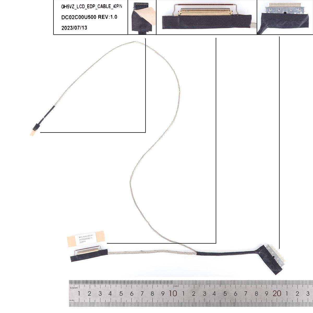 Cable Flex Para Portátil Acer Aspire A715-42G 50.Qayn2.003 Dc02C00U500 144Hz 40 Pines