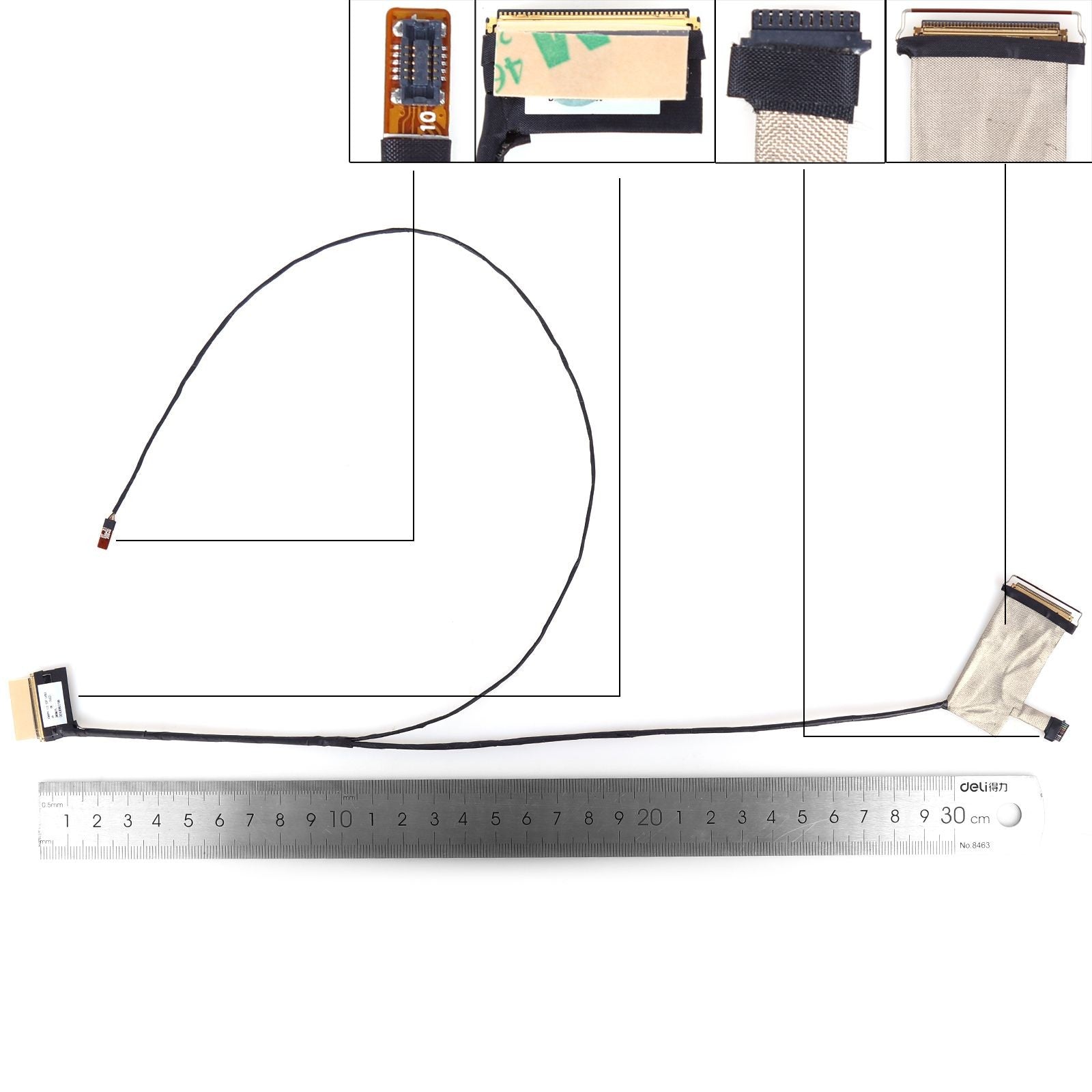 Cable Flex Para Portátil Asus X3400Pa M3401Q K3400P X3400Ph Ddxjdblc100 40 Pines
