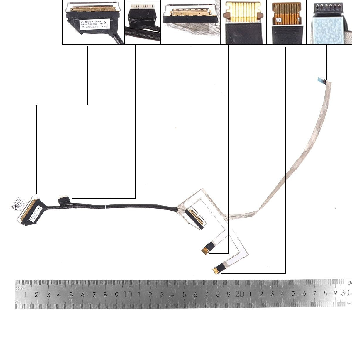 Cable Flex Para Portátil Dell Inspiron 5482 5480 5488 03J5Dw 450.0F901.0021 450.0F901.0011 30 Pines