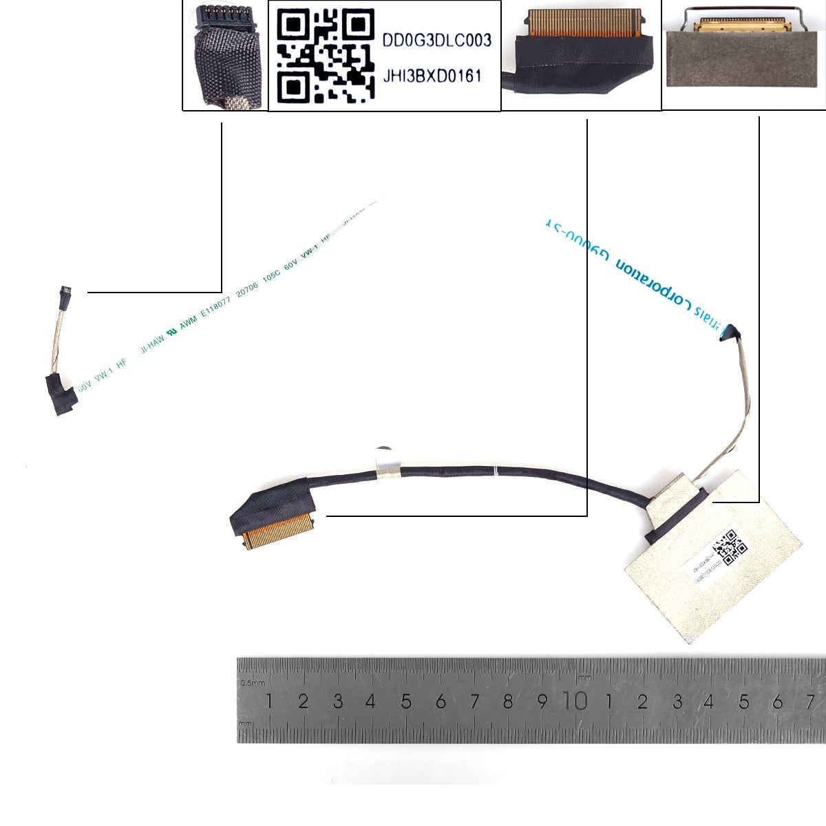 Cable Flex Para Portátil Hp 15-Dc Tpn-Q211 Dd0G3Dlc013 Dd0G3Dlc003