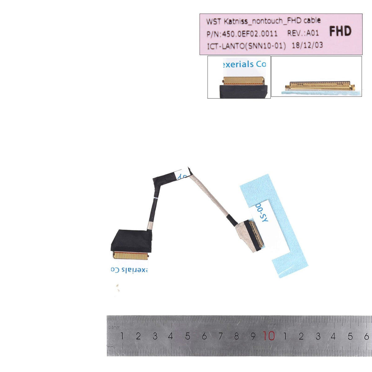Cable Flex Para Portátil Hp Envy 13-Ah Tpn-W136 450.0Ef02.0011 30 Pines