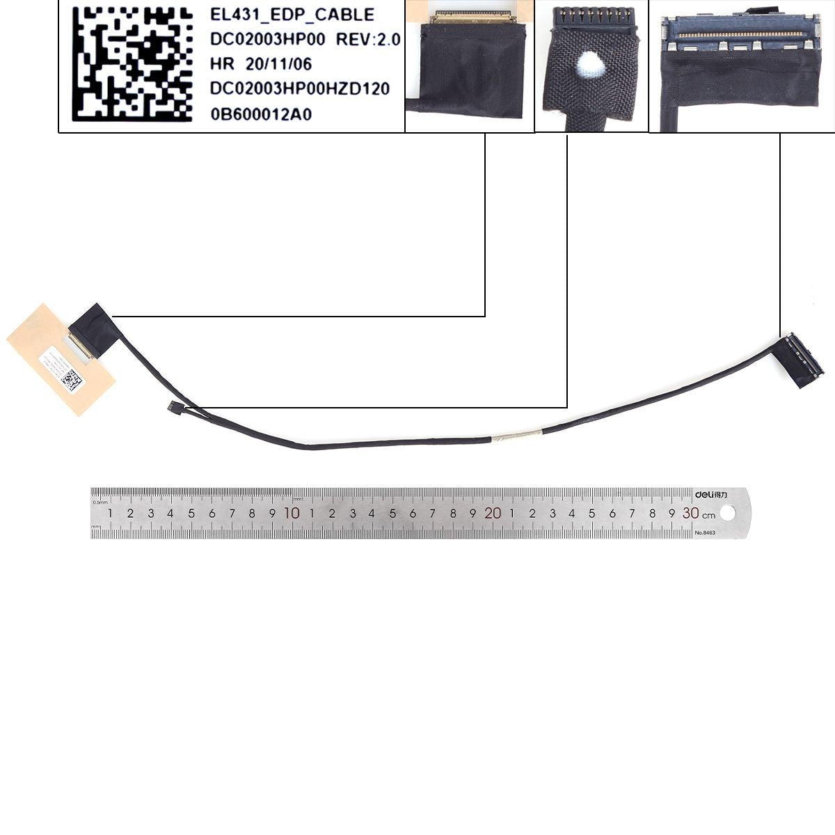 Cable Flex Para Portátil Lenovo Ideapad S340-14Iwl 81N7 S340-14Iml 81N9 S340-14Api 81N8 S340-14Iil 81Vv 2019 Dc02003Hp00 30 Pine