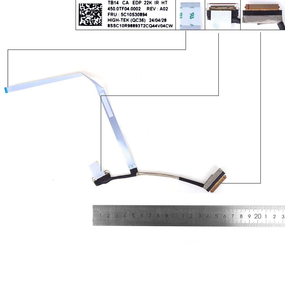 Cable Flex Para Portátil Lenovo Thinkbook 14 G6 Irl Abp 450.0Tf04.0002 5C10S30894 5C11H81600 40 Pines