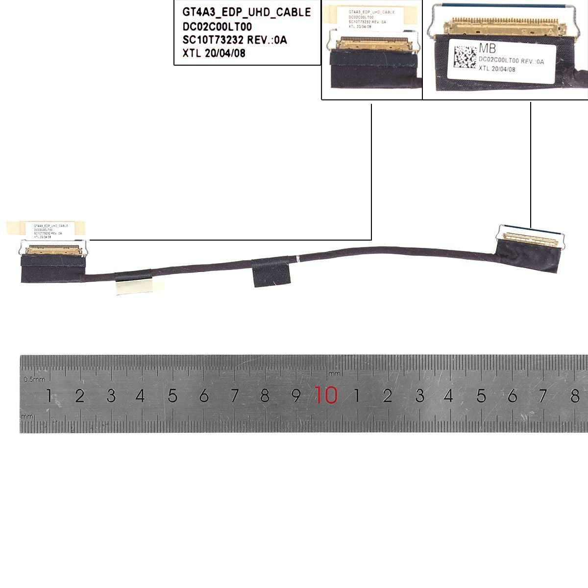 Cable Flex Para Portátil Lenovo Thinkpad T490S T495S T14S Ft491 01Yn276 Dc02C00Lt00 Uhd 40 Pines