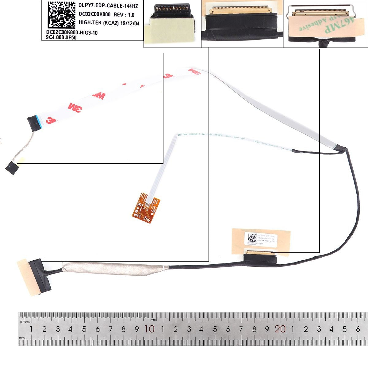 Cable Flex Para Portátil Lenovo Y730-15 Y730-15Ich Y740-17Irhg Dc02C00K800 40 Pines