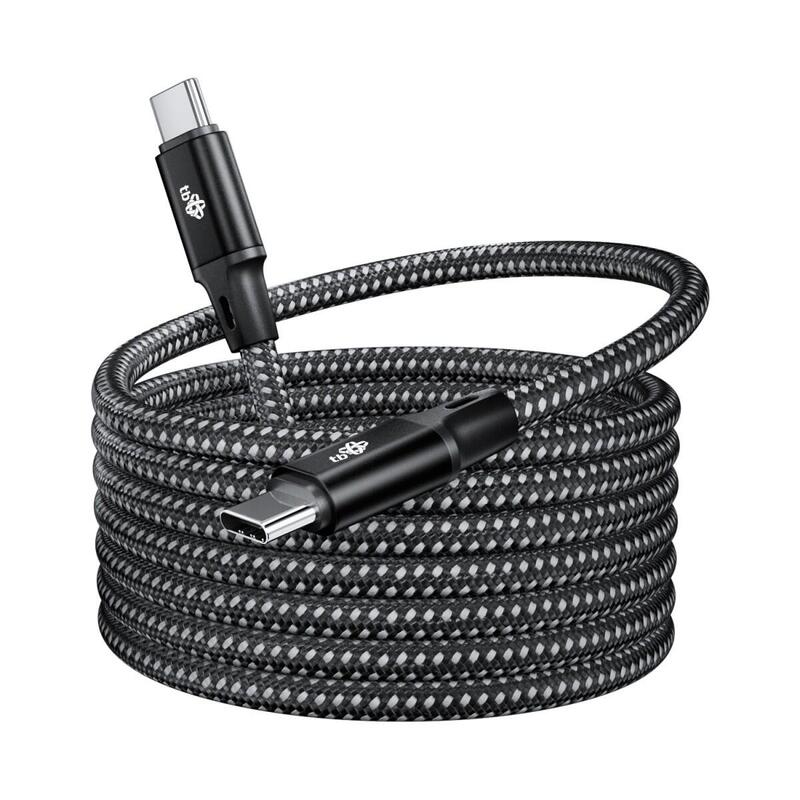 Cable Magnético Usb C-Usb C 1m Negro