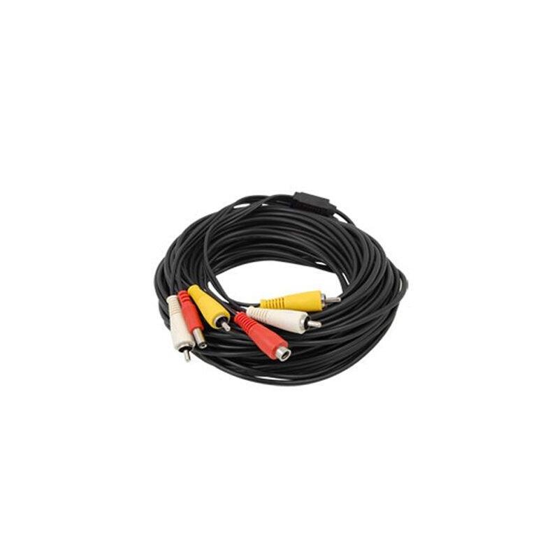 Cable Rca Para Cámaras De Cctv Audio, Video Y Alimentación. 30 M