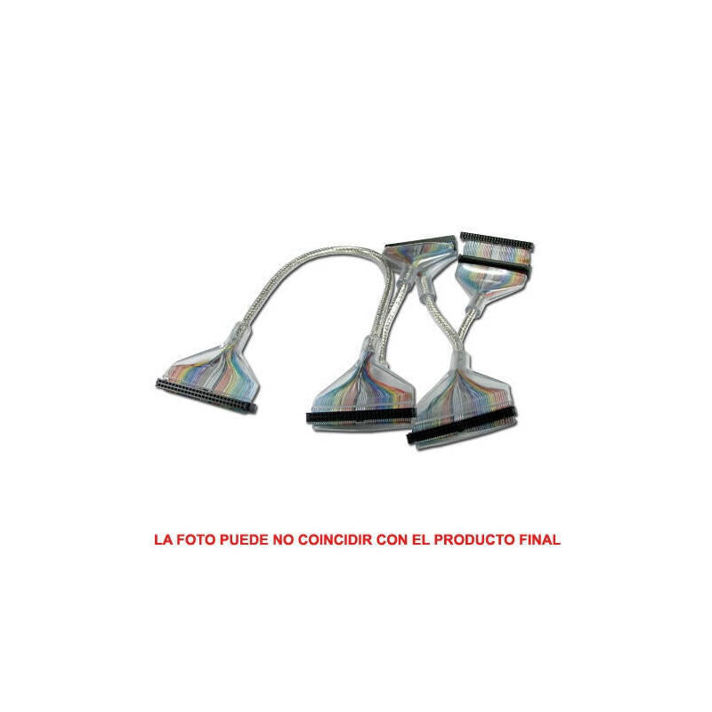 Cable Redondo Scsi U320 5 Conectores Silver