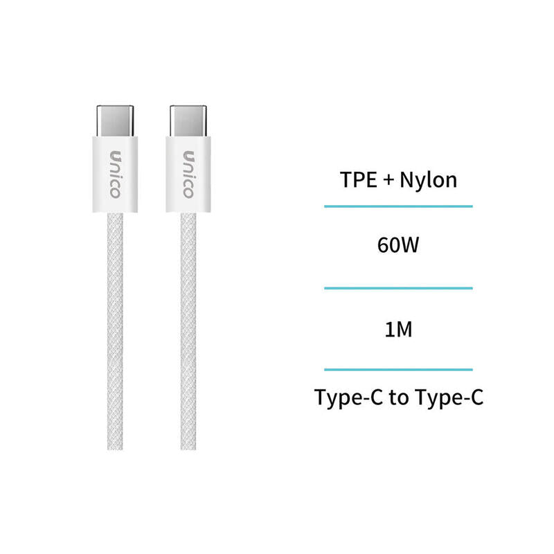 Cable Tipo C A Tipo C 60w 3a 1m Cb1267