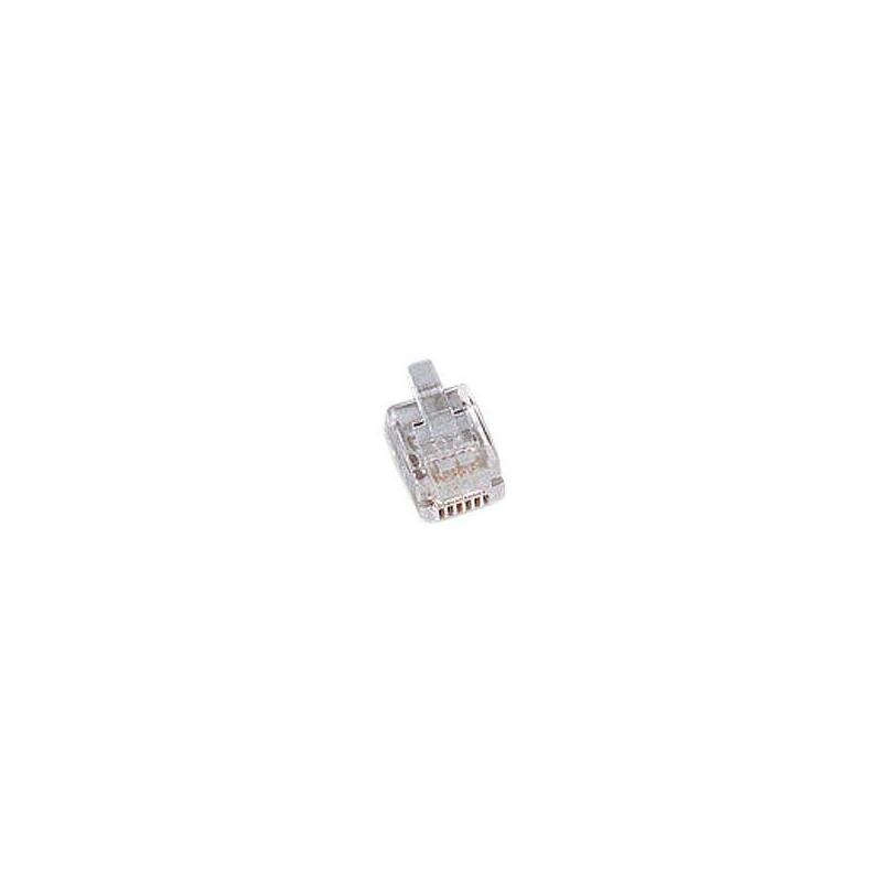 Cable Tk Rj12-Mecker, 6p6c,100-Pack, Para Flachcable