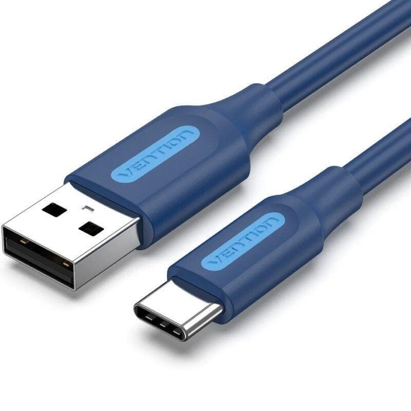Cable Usb 2.0 Tipo-C Vention Coklh Usb Tipo-C Macho Usb Macho 480mbps 2m Azul