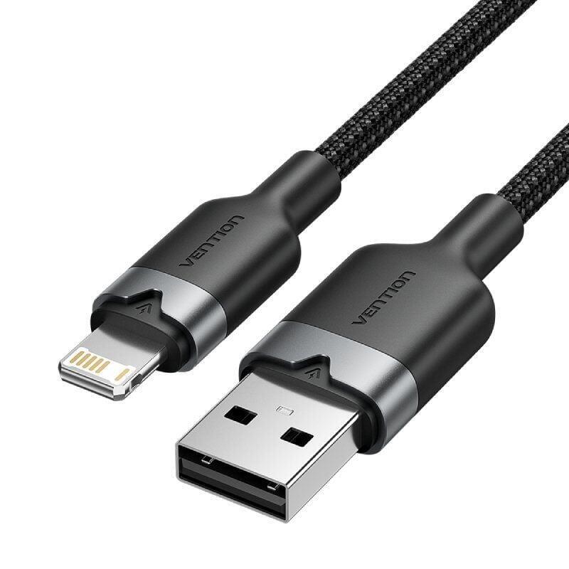 Cable Usb Lightning Vention Lanbh Usb Macho Lightning Macho 480mbps 2m Negro