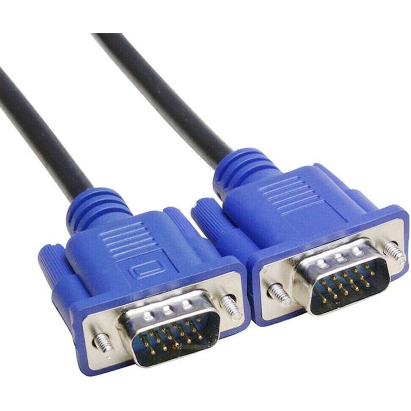 Cable Vga Macho Vga Macho 1.80m Negro