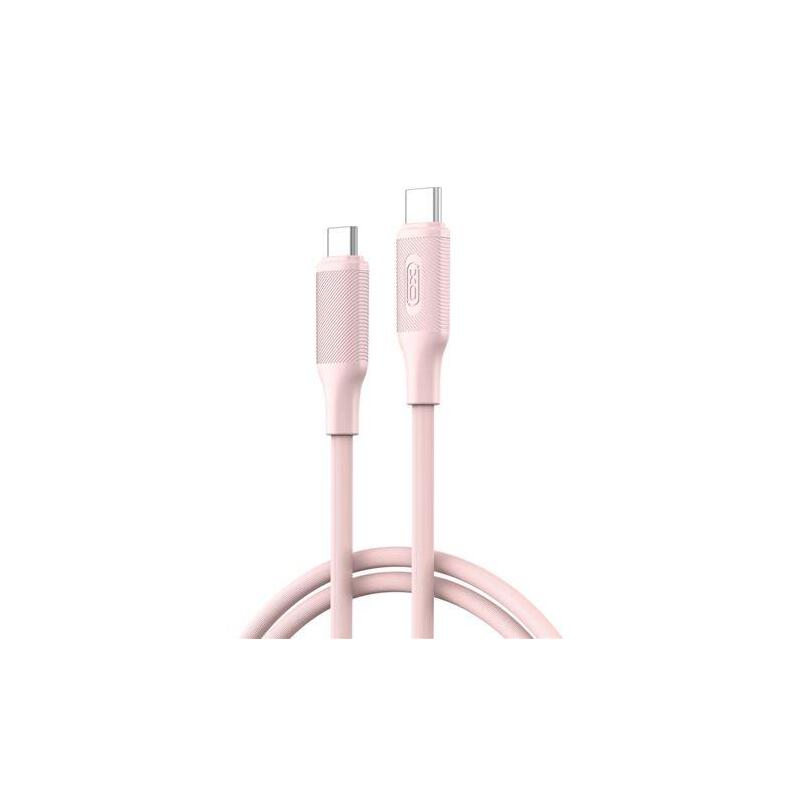 Xo Nbq265b Cable Usb-C Macho A Usb-C Macho - 1m - 60w - Rosa