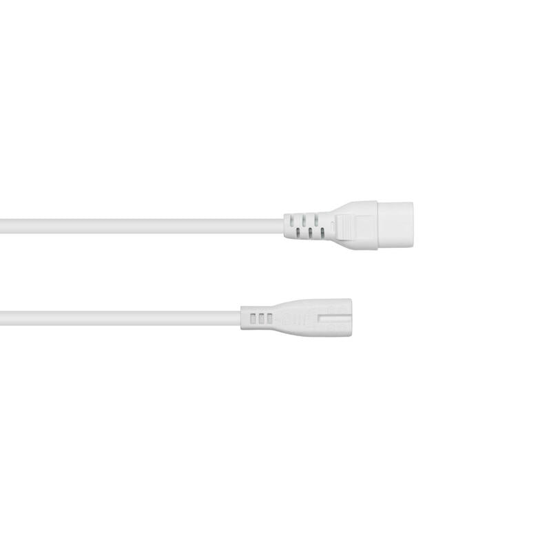Cablemeimer Euro-Verläng. Mecker C8 An C7, Blanco, 5m