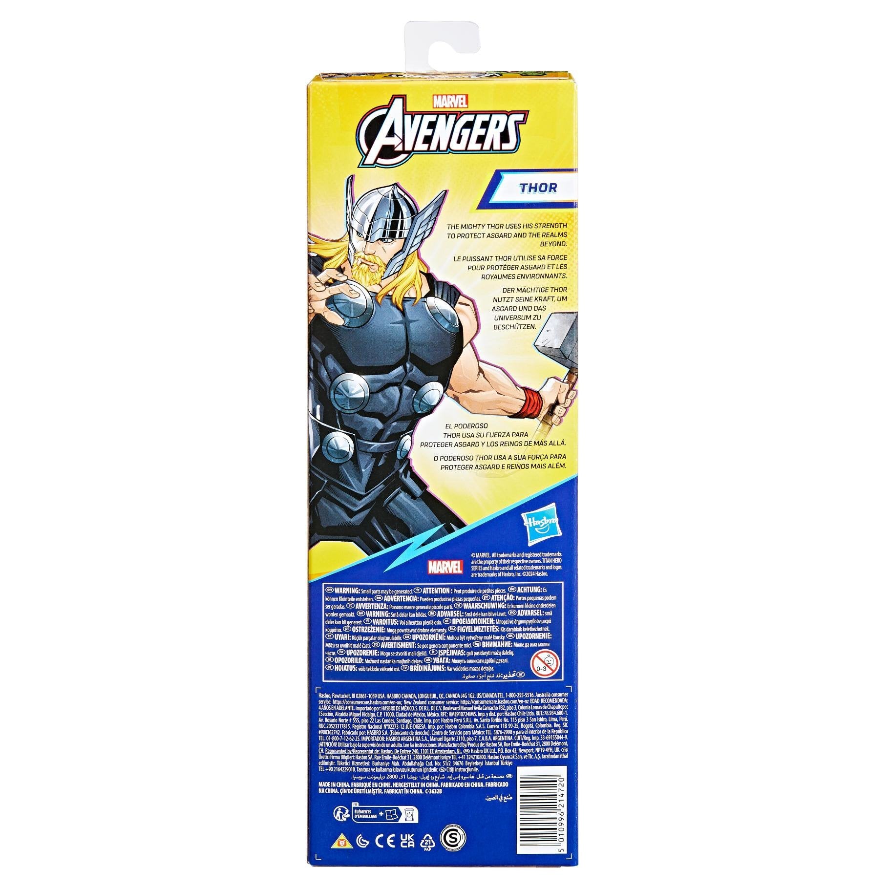 Figura Hasbro Marvel Avengers Titan Hero Series Thor E78795x0