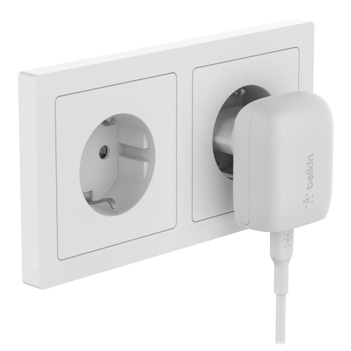 Cargador Belkin Boost Charge 20w Usb-C Inkl.Usb-C-Cable Weiss