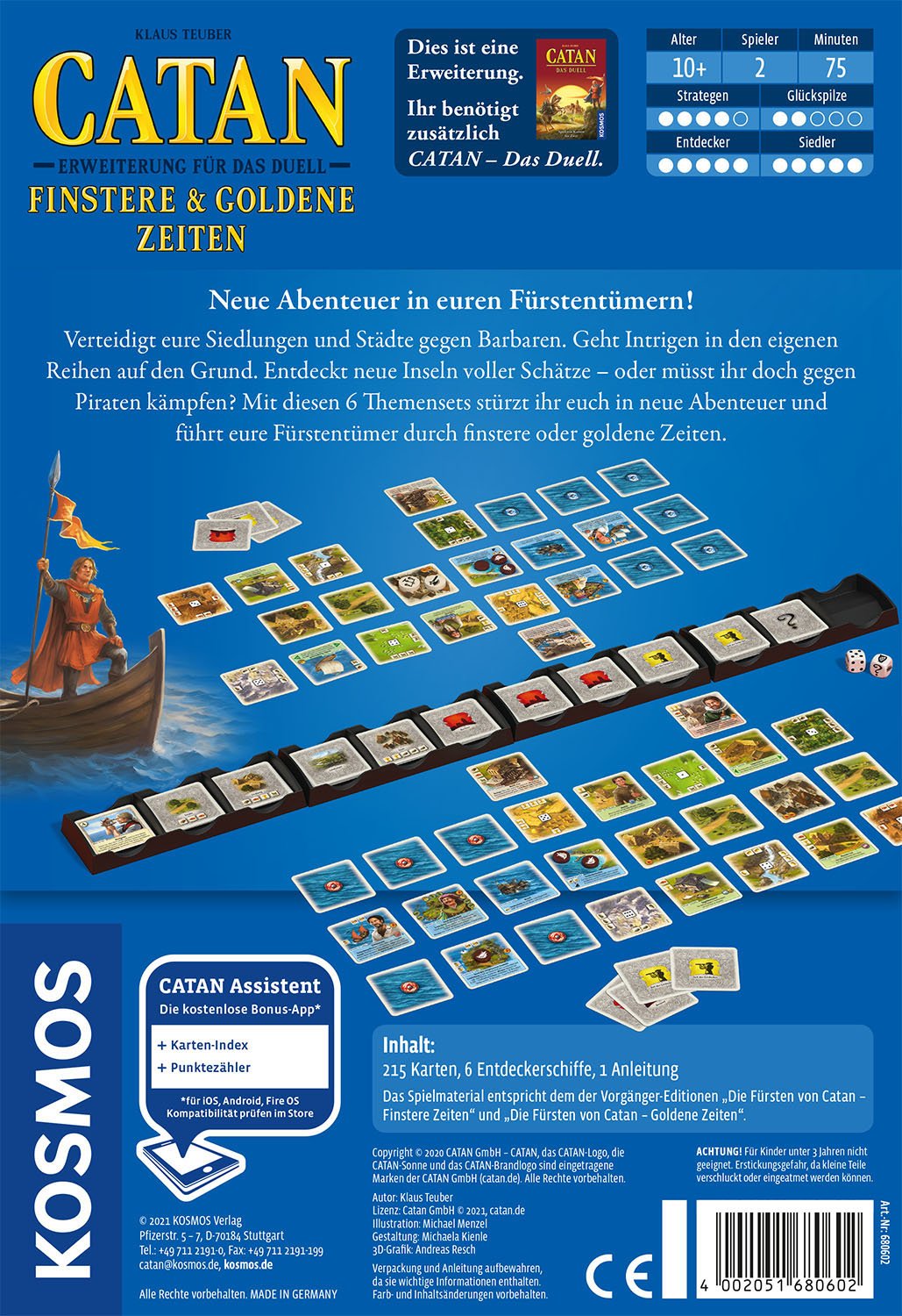EAN 4002051680602 - Kosmos Catan Expansión de juego de mesa imagen 2