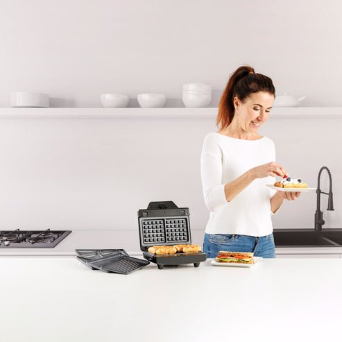 EAN 8414234684318 - Taurus MIAMI LEGEND sandwichera 900 W Negro imagen 7