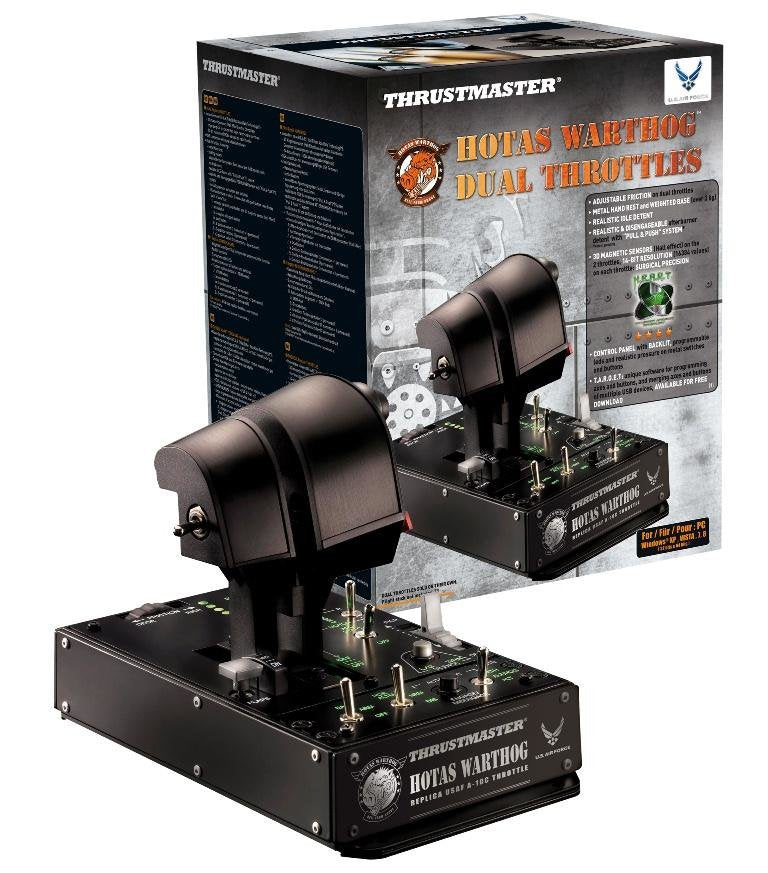 EAN 3362932914341 - Thrustmaster HOTAS Warthog Dual Throttles Negro USB Simulador de Vuelo PC imagen 6