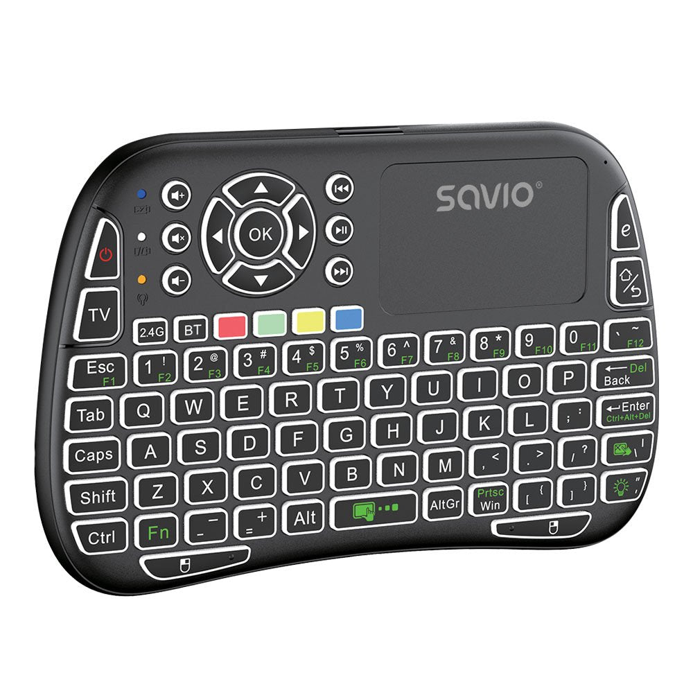 EAN 5901986048695 - Savio SAVMKW-04 teclado para móvil QWERTY Inglés de EE. UU. USB Tipo C Negro imagen 3