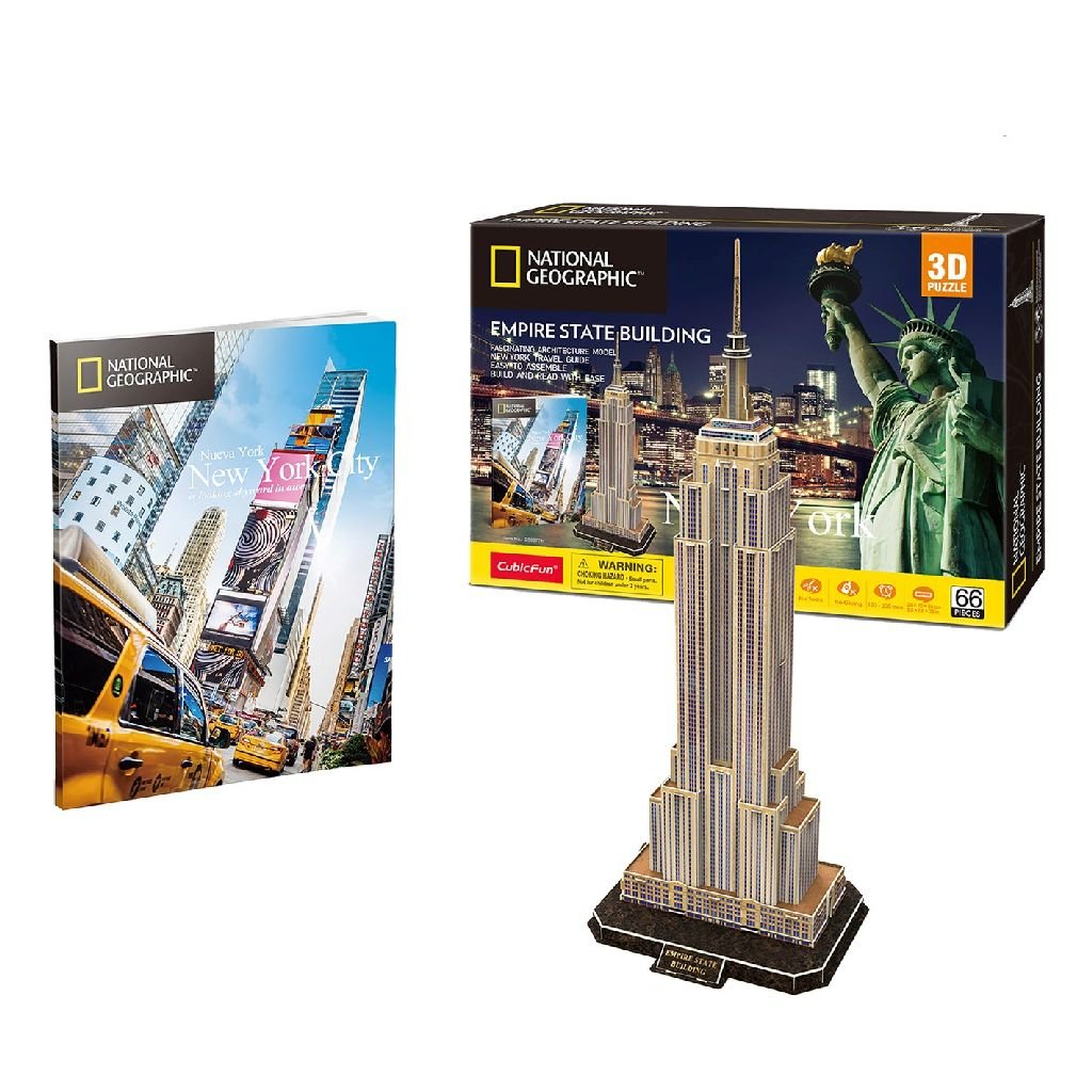 EAN 6944588209773 - CubicFun The Empire State Building Puzle 3D 66 pieza(s) Edificios imagen 1