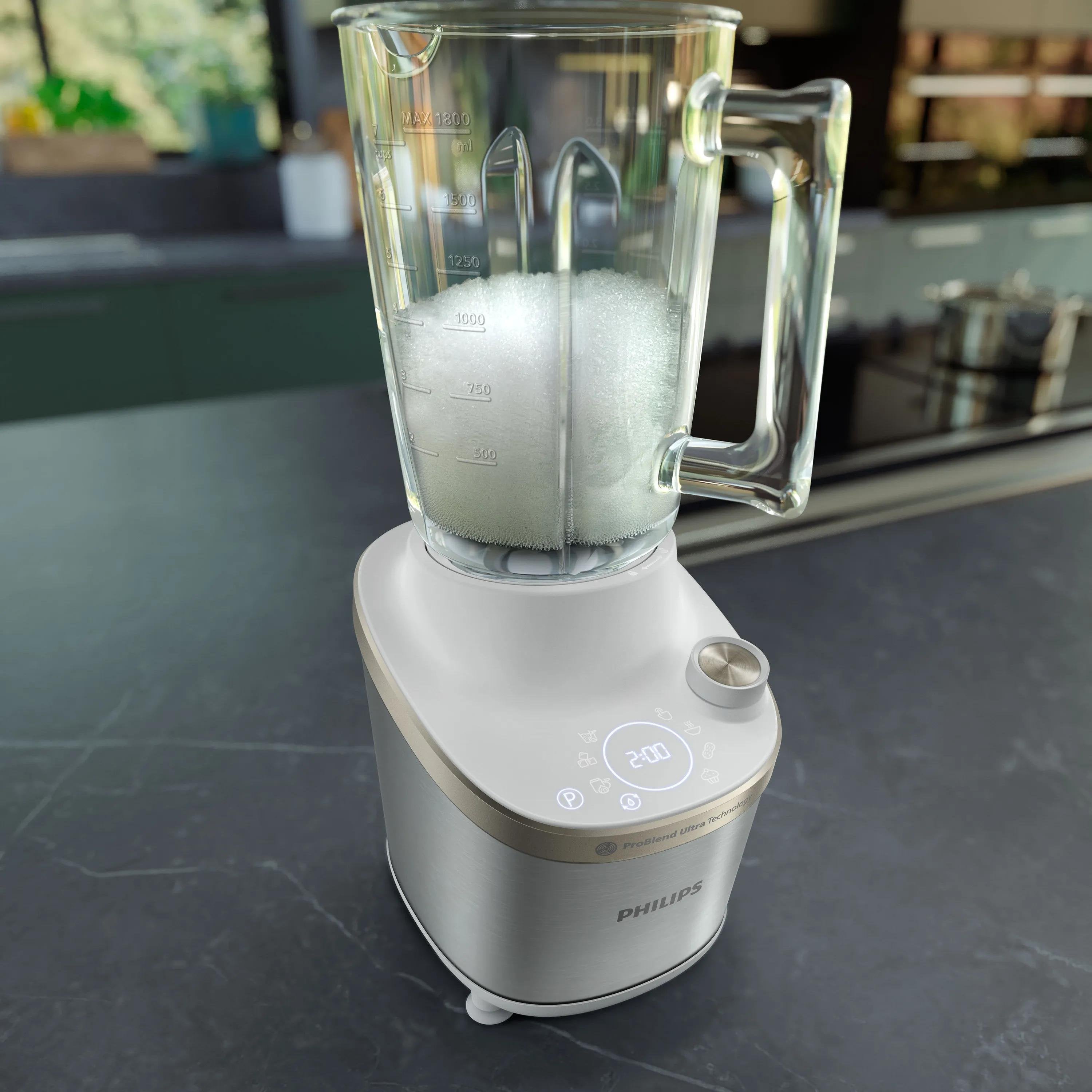 EAN 8720389013560 - Philips 7000 series HR3760/01 licuadora 2 L Batidora de vaso 1500 W Acero inoxidable, Blanco imagen 4