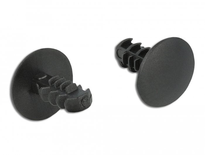 Delock Tannenbaum Clip Schwarz 10 Stück