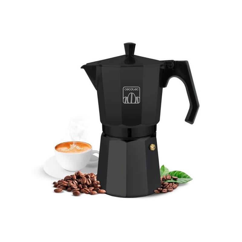 Cafetera Cecotec Mokclassic 1200 Italiana Para 12 Tazas - Aluminio Fundido - Apta Para Gas, Electrica Y Vitro - Facil