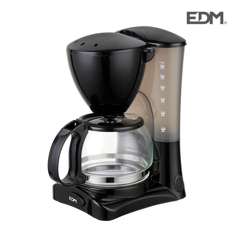 Cafetera De Goteo 6 Tazas 550w 16,5x12,5x24cm Edm