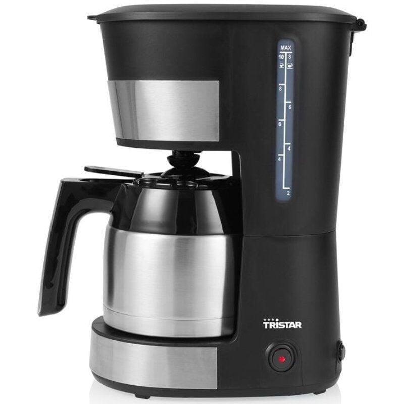 Cafetera De Goteo Tristar Cm-1283 10 Tazas Negra Y Plata