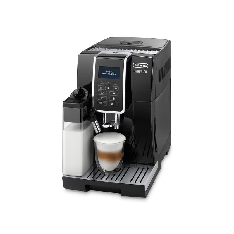 Cafetera Espresso Automática Delonghi Dinamica Ecam 350.55.B (1450w; Color Negro)