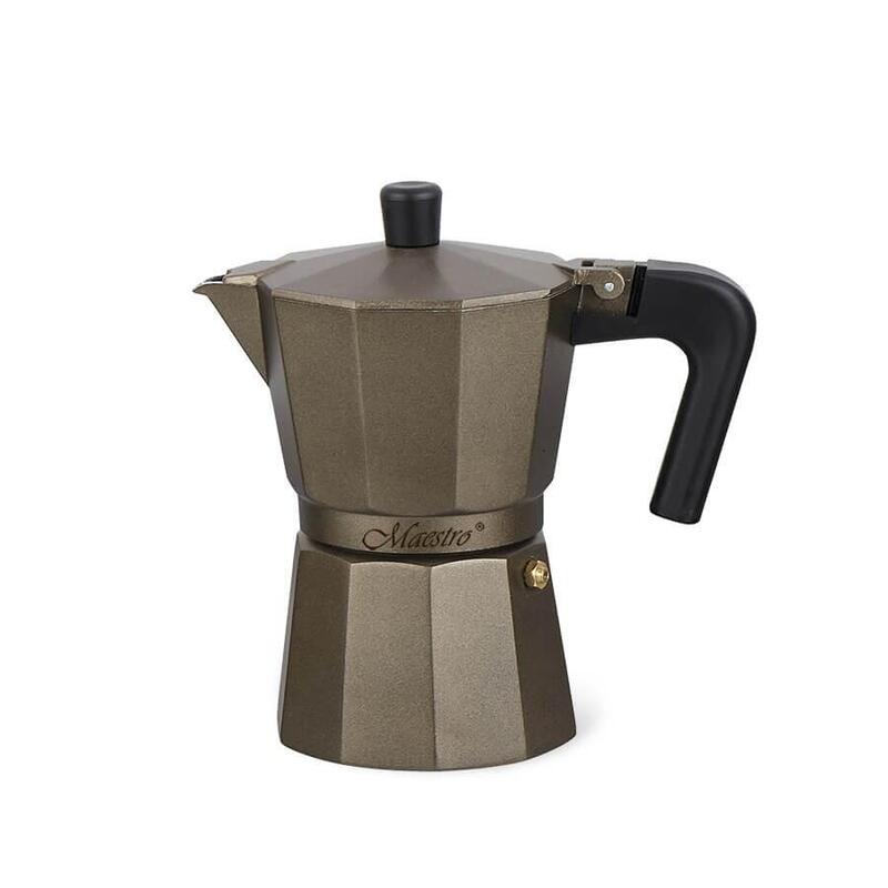 Cafetera Maestro 6 Tazas Mr-1666-6-Brown Marrón