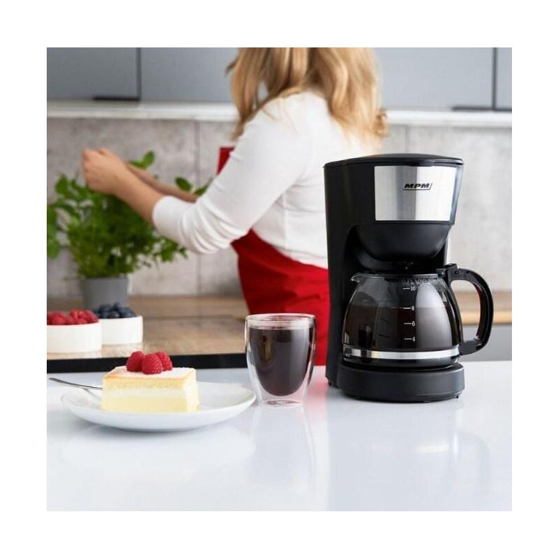 Cafetera Mpm Mkw-12 X De Goteo Negra