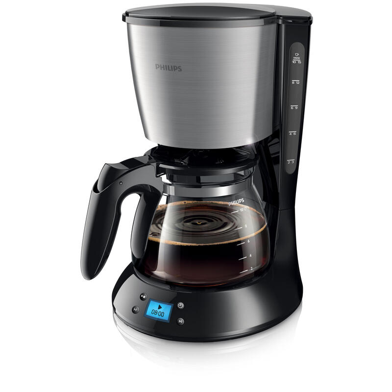 Cafetera Philips Hd7459 20 Colección Diaria, 1000w, Acero Inoxidable Negro