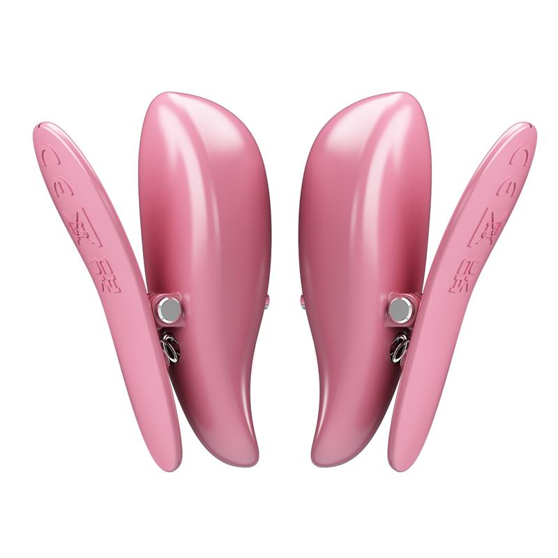 Cailey Pinzas Para Pezones Con Vibración Y Control Remoto