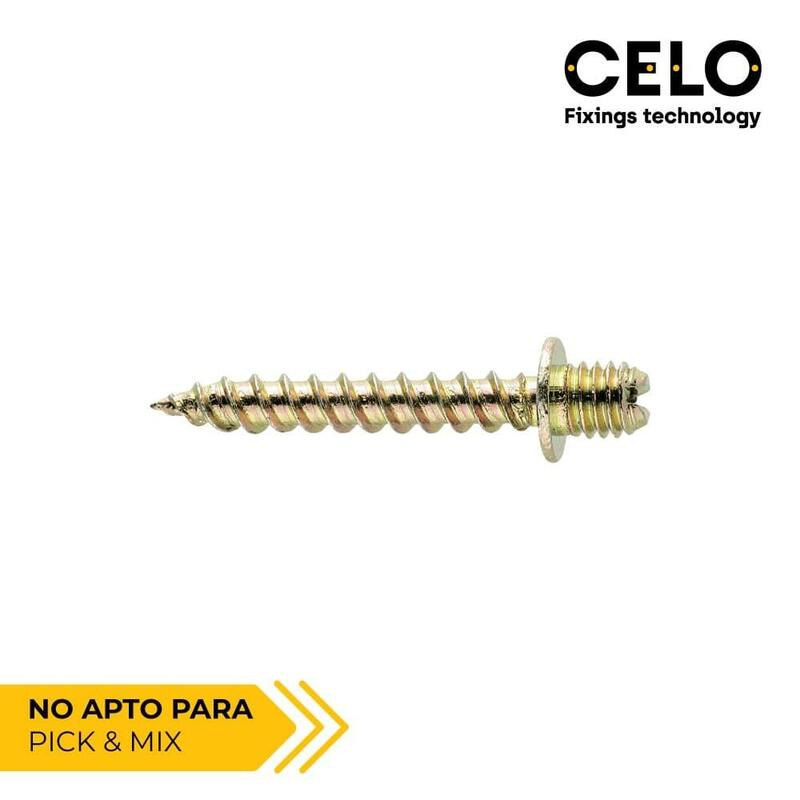 Caja 100 Unid. Tirafondo Din/Ref Tf M Ø8x30mm Bricomatado Celo