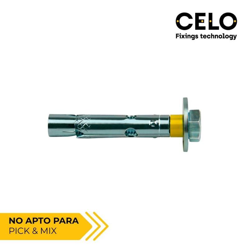 Caja 50 Uds. Anclaje Dynabolt Tornillo M10 Ø12x100mm Zincado Celo
