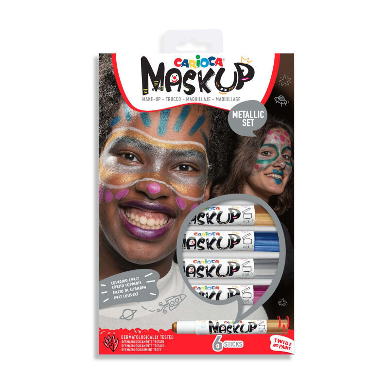 Caja 6 Barras Maquillaje Metallic