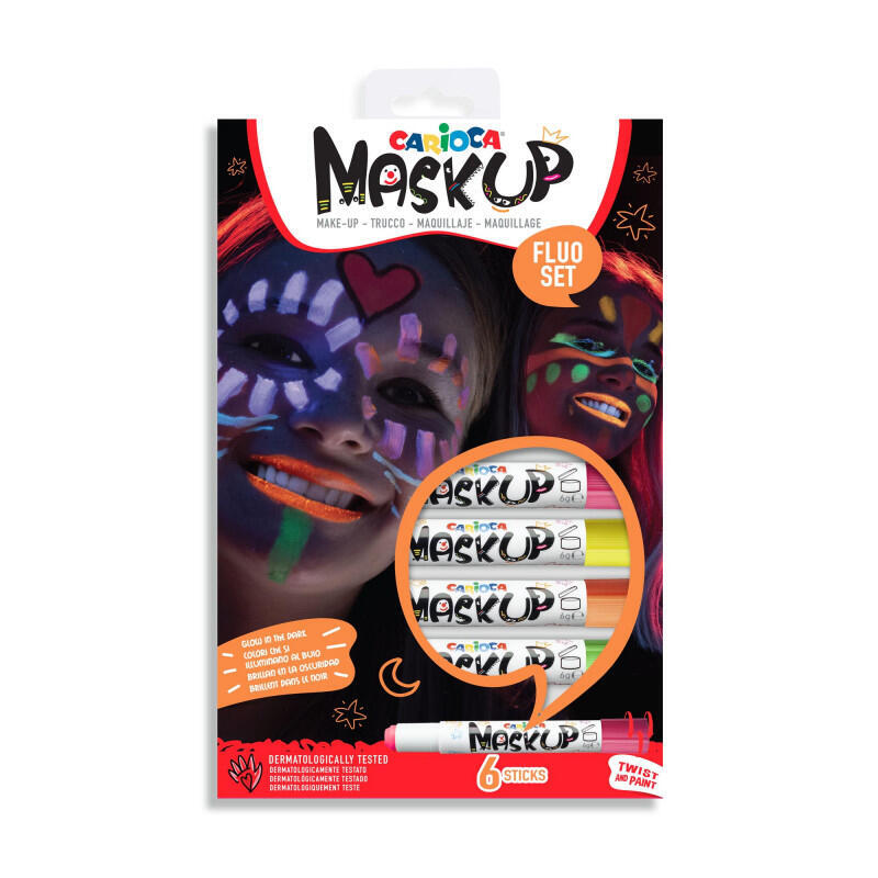Caja 6 Barras Maquillaje Neon