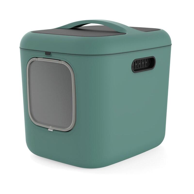 Caja De Arena Rotho Biala Xl Green Para Gatos