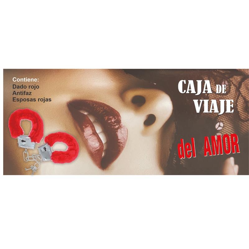 Caja Del Amor Con Esposas, Dado Y Antifaz