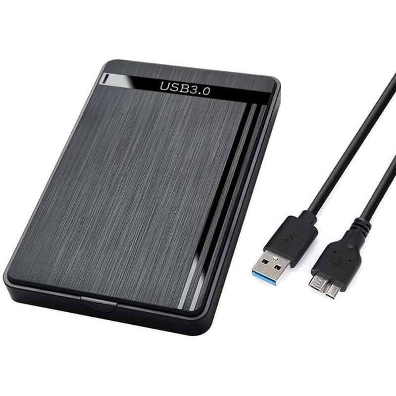 Caja Externa Para Disco Hdd / Ssd 2.5'" - Usb 3.0 - Sin Tornillos - Negro